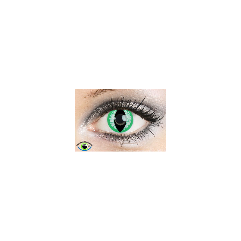 soczewki zielone Crazy Oczy Gada