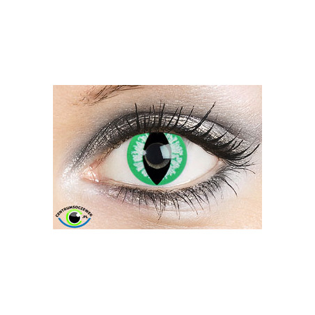 soczewki zielone Crazy Oczy Gada